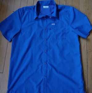 Men's medium Columbia PFG button up shirt